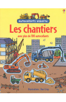 Les chantiers - autocollants usborne - avec plus de 100 autocollants