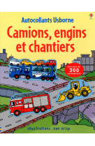 Camions, engins et chantiers - autocollants usborne