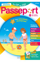 Passeport - du cp au ce1 6/7 ans - cahier de vacances 2024