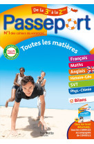 Passeport - toutes les matieres - de la 3e a la 2de - cahier de vacances 2024