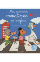 Mes premieres comptines en anglais - livre sonore avec 6 puces - des 1 an