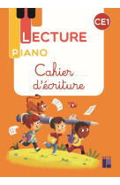 Lecture piano ce1 - cahier d'ecriture