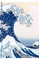 Carnet hazan hokusai, la grande vague de kanagawa 16 x 23 cm (papeterie)