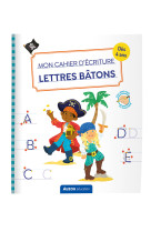 Mon cahier d'ecriture - lettres batons - pirates