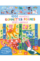 Mes tout premiers autocollants - 1000 premieres gommettes formes bebes animaux