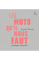 Les mots qu'il nous faut - dictionnaire lumiluttant