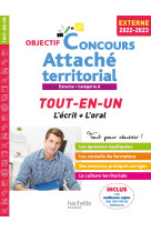 Objectif concours 2022-2023 attaché territorial (concours externe)