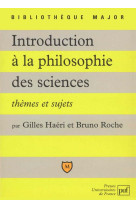 Introduction a la philosophie des sciences