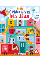 Mon grand livre des jeux - 5 jeux et pions inclus