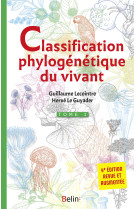 Classification phylogénétique du vivant - tome 1 - 4e édition