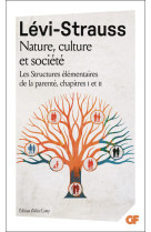 Nature, culture et societe - les structures elementaires de la parente, chapitres i et ii