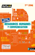 Ressources humaines et communication term stmg (pochette réflexe) - livre + licence élève - 2019