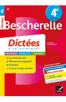 Bescherelle dictees 4e - cahier d'orthographe et de dictees