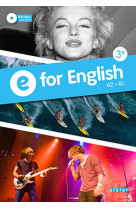 E for english 3e - anglais ed.2014 - livre + dvd-rom