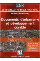 Documents d'urbanisme et développement durable