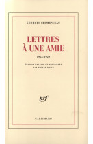 Lettres a une amie - (1923-1929)