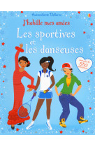 J'habille mes amies - les sportives et les danseuses -volume combiné- autocollants usborne