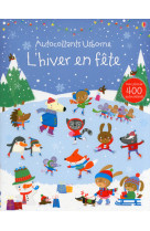 L'hiver en fête - autocollants usborne