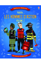 Habille... dans le feu de l'action - autocollants usborne