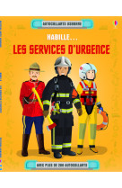 Habille... les services d'urgence - autocollants usborne