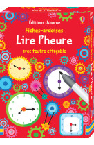 Fiches-ardoises - lire l'heure