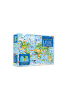 Coffret atlas du monde (livre + puzzle de 300 pièces)