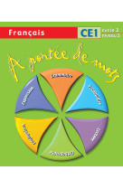 A portée de mots - français ce1 - livre de l'élève - ed.2009