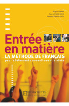 Entrée en matière - livre de l'élève