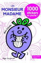 Monsieur madame 1000 stickers en poche