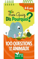 Mes quiz dis pourquoi ? 100 questions sur les animaux - bloc à spirale