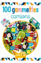 100 gommettes - camions