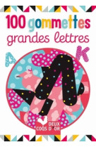 100 gommettes - grandes lettres