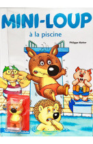 Mini-loup à la piscine + 1 figurine