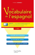 Le vocabulaire de l'espagnol