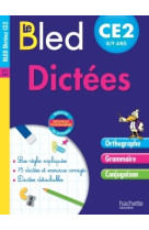 Cahier bled - dictées ce2