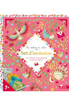 Set d'invitation - boite créative