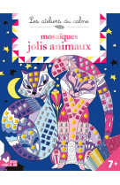 Mosaïques mousse - jolis animaux - pochette avec accessoires