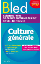 Bled supérieur - culture générale, examens et concours 2022