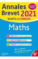 Annales brevet 2021 maths