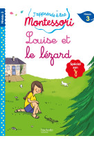 Louise et le lézard (son z/s), niveau 3 - j'apprends à lire montessori