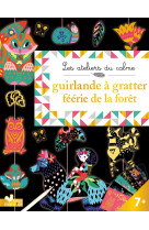 Guirlandes à gratter - pochette avec accessoires