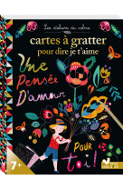 Cartes à gratter pour dire je t'aime - pochette avec accessoires