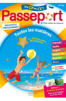 Passeport - du cp au ce1 (6-7 ans) - cahier de vacances 2022