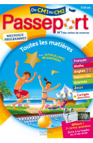 Passeport - du cm1 au cm2 (9-10 ans) - cahier de vacances 2022