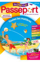 Passeport - du cm2 à la 6e (10-11 ans) - cahier de vacances 2022