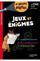 Jeux et énigmes - du cm2 à la 6e - cahier de vacances 2024