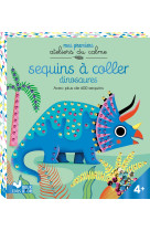 Sequins à coller dinosaures - boîte avec accessoires