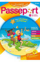 Passeport - de la petite à la moyenne section 3/4 ans - cahier de vacances 2024