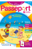 Passeport - de la grande section au cp 5/6 ans - cahier de vacances 2024