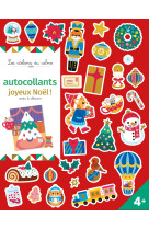 Autocollants joyeux noël ! avec 6 décors